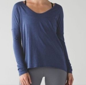 💥$10💥 Mossimo Supply Co. Long Sleeve Boyfriend Shirt Tee Top Blue size XXL